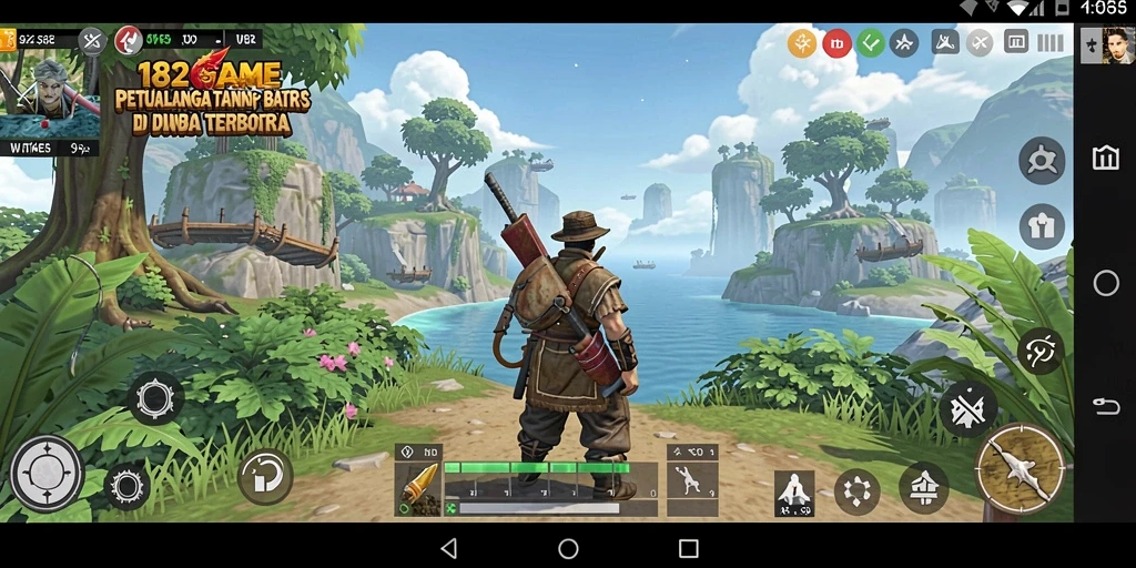 Screenshot gameplay Open World yang menakjubkan dari 182GAME.