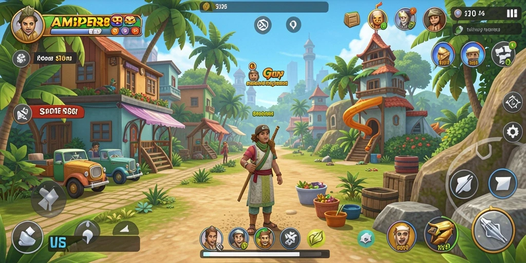 Tampilan cerah dan gameplay menarik di AMPER88.