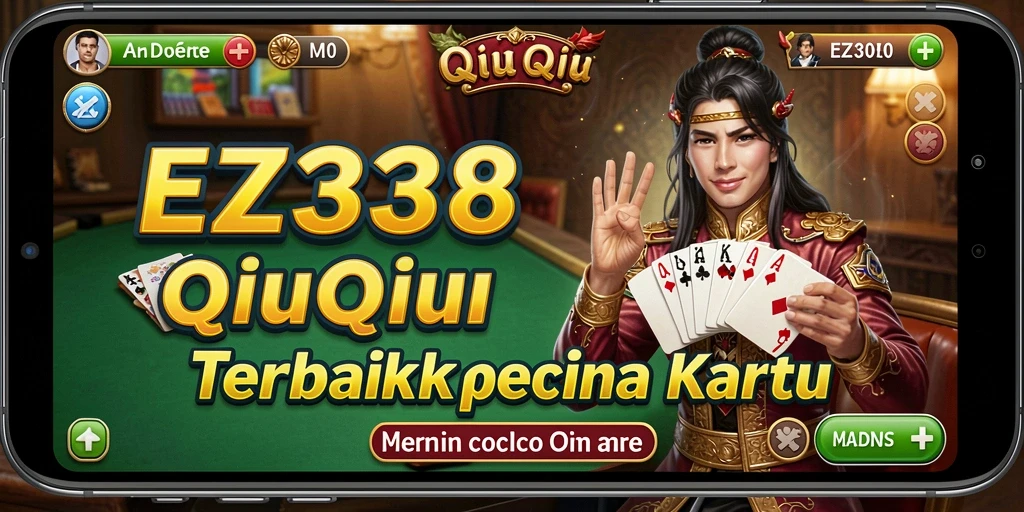 Tampilan gameplay QiuQiu yang seru dan kompetitif di EZ338.