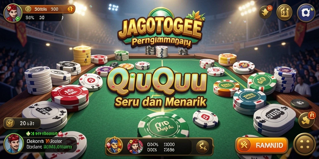 Tampilan gameplay menarik JAGOTOGEL yang penuh aksi QiuQiu.