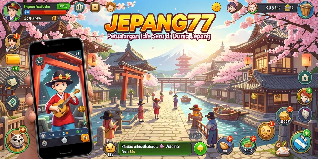 Tampilan gameplay JEPANG77 yang memukau dan menenangkan.