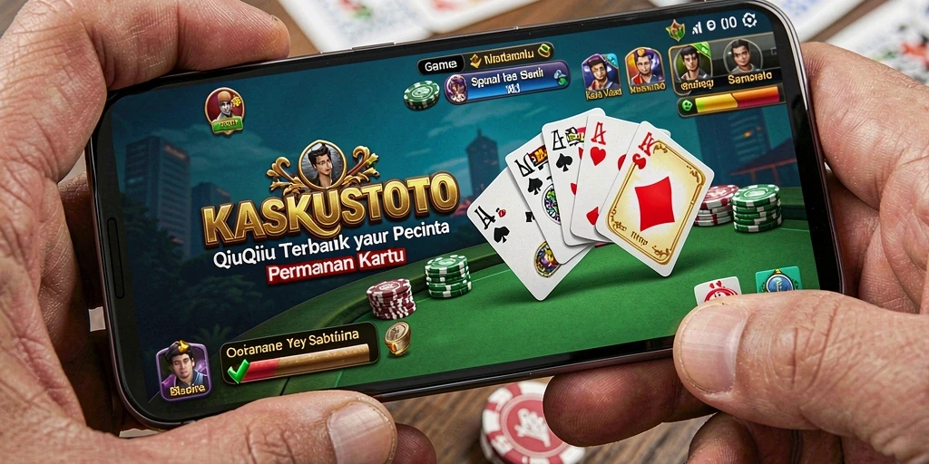 Screenshot gameplay KASKUSTOTO menunjukkan keseruan bermain QiuQiu.