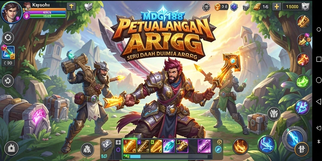 Tampilan gameplay menarik dari MDG188 dalam aksi ARPG.